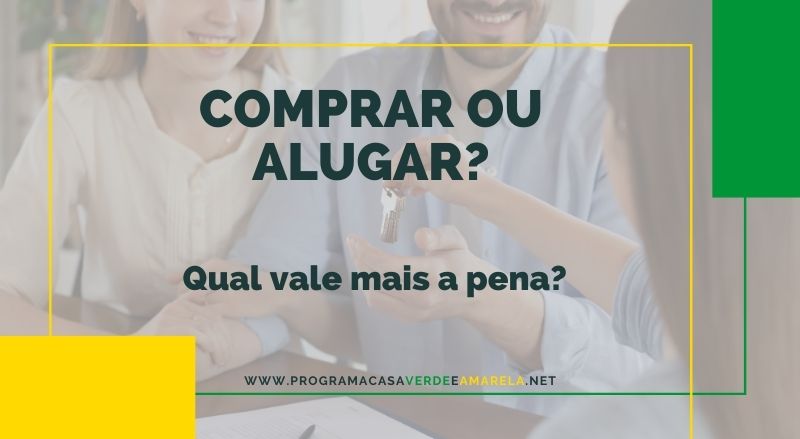 comprar ou alugar